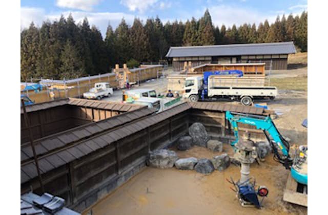 滋賀に幕末・京のオープンセット 滋賀建機など県内業者が建設