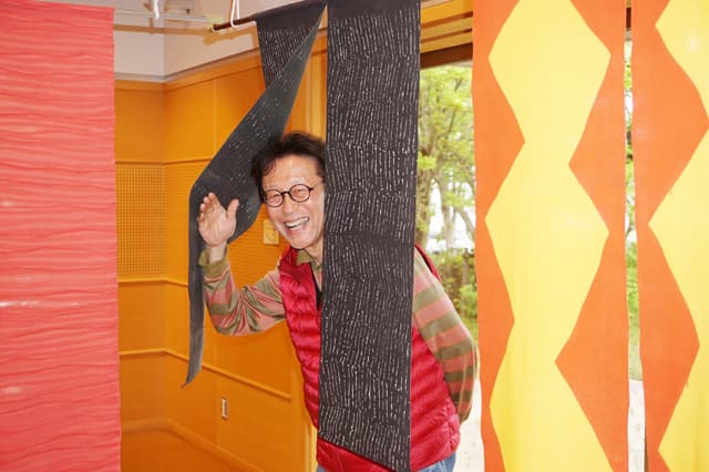 ワクワクする型染めの世界 西條由紀夫さんの作品展