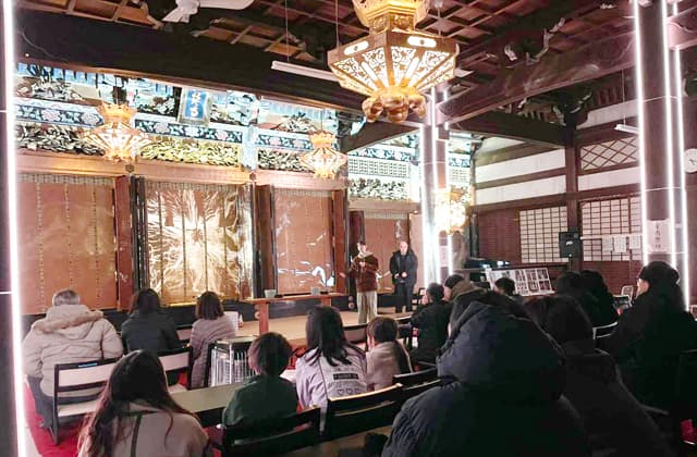 立命館大院生が制作 阿弥陀経と光を融合