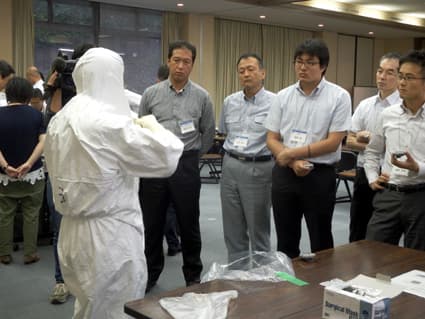 原子力災害で住民避難を支援 バス会社運転手対象に講習