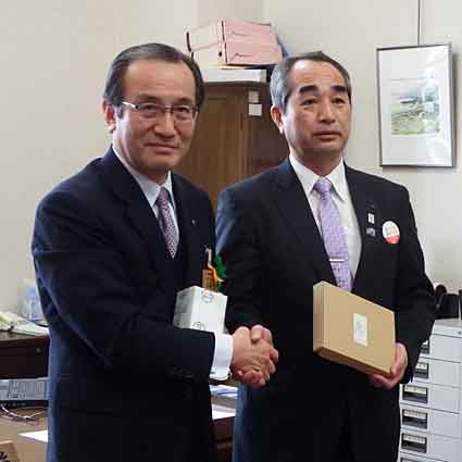 福島県の畠副知事 支援への謝意伝える