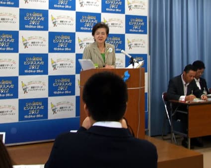 香港に県農畜水産物をPR 嘉田知事がトップセールス