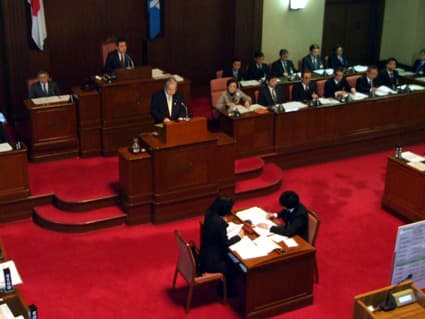 木沢県議「『私を首相に』は公選法に抵触!?」