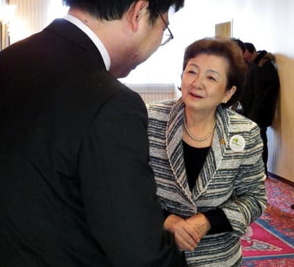 嘉田氏、3月に出馬表明!?「歩む会」懇親会で出馬要請相次ぐ