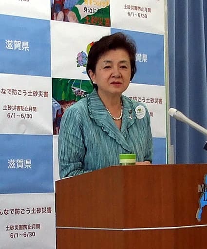 嘉田知事、環境相の「金目発言」に怒り