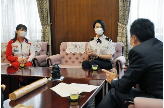 東京五輪 県ゆかりの代表内定選手にエール