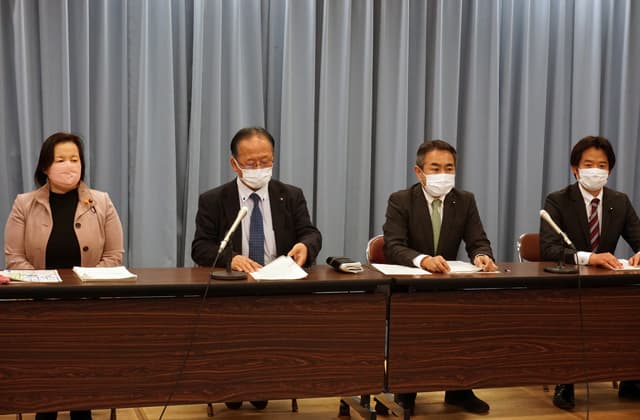 チームしが県議団 知事に3期目出馬要請