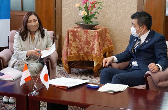 在大阪インドネシア総領事が来県