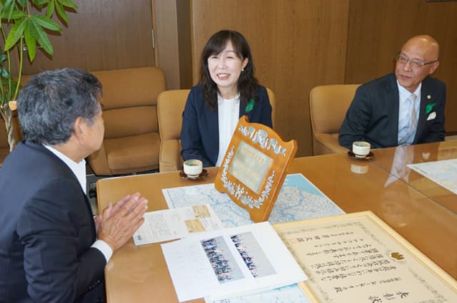 緑化推進運動功労者内閣総理大臣表彰を受賞