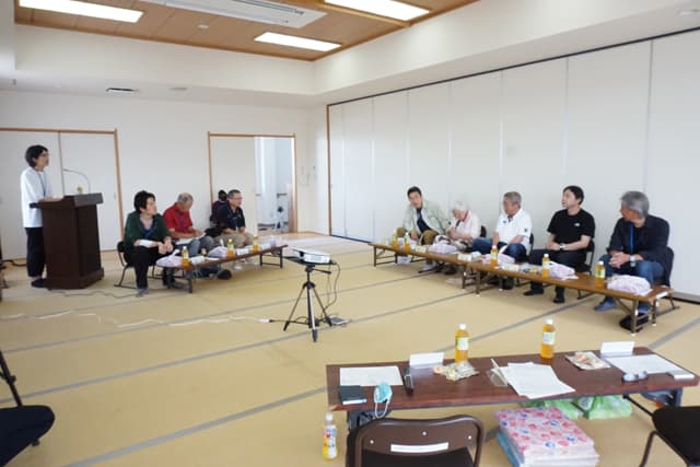 長峰自治会連合会50周年記念誌に向け語り部招き座談会開催