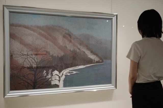 田園や湖辺の原風景 近江を描く作品展