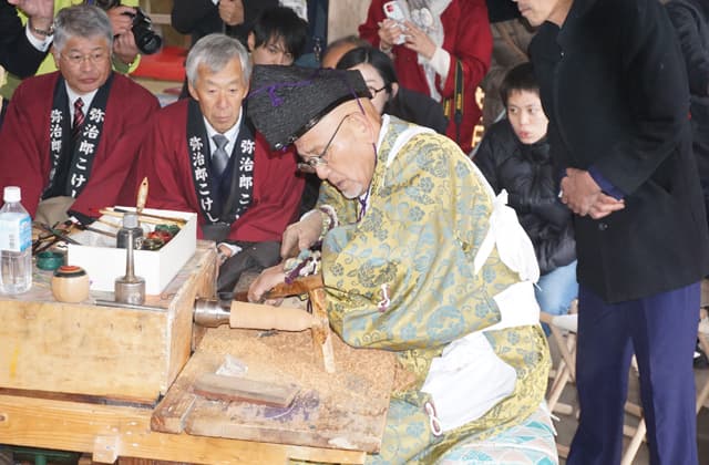 木地師発祥の蛭谷、筒井神社で