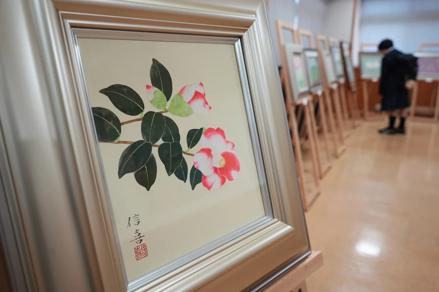 「花を描く」渡辺信喜絵画展